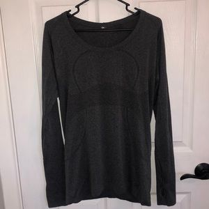 Grey long sleeve swiftly tech